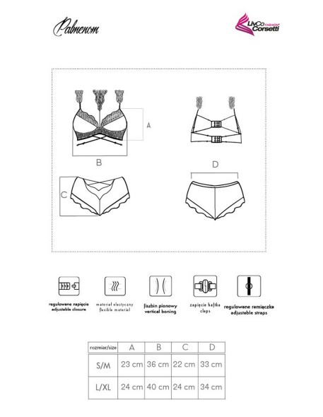 Zmysłowy komplet Palmenom, Livia Corsetti