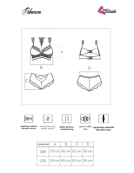 Zmysłowy komplet Palmenom, Livia Corsetti