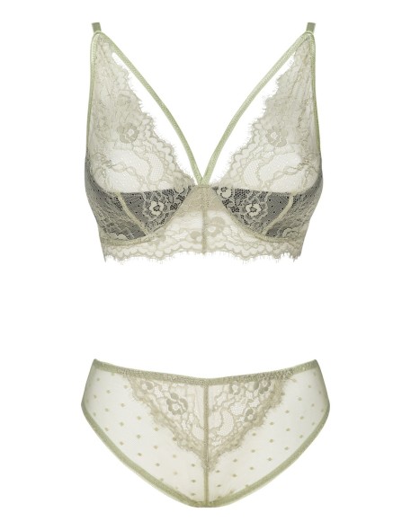 Zmysłowy komplet Pine Khaki, Livia Corsetti