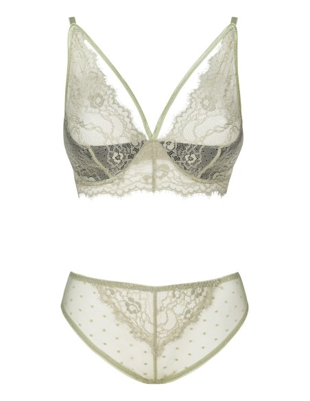 Zmysłowy komplet Pine Khaki, Livia Corsetti