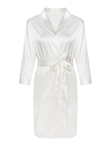 Edelina satin bathrobe ladies' pearl, Livia Corsetti lc 90520