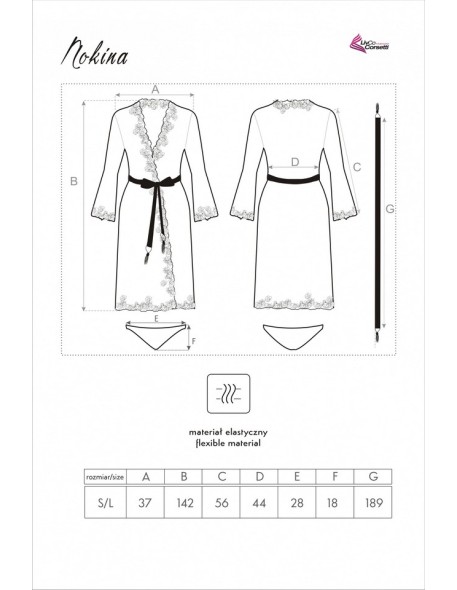 Bathrobe Nokina LC XG055, Livia Corsetti