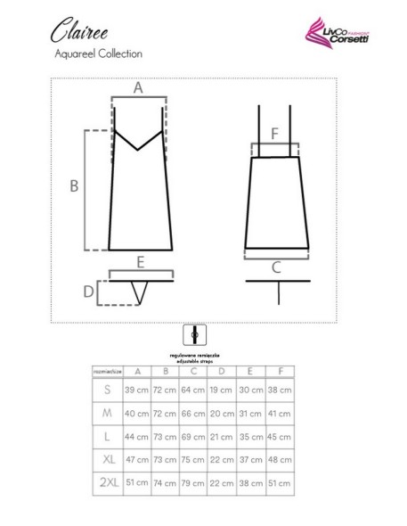 T-shirt Clairee Aquareel Collection, Livia...