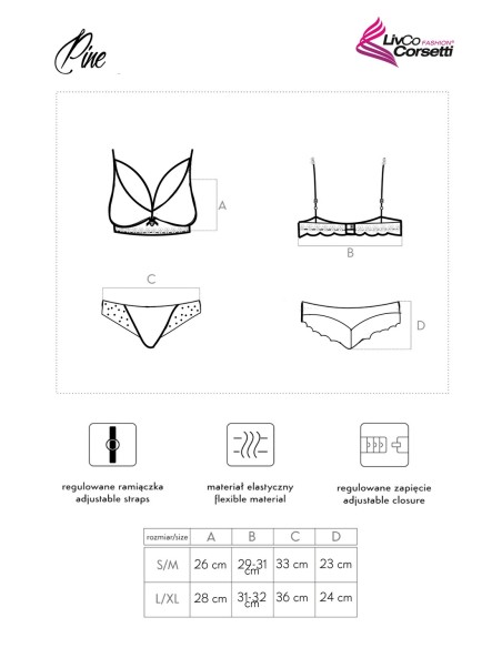 Sensual set Pine Black, Livia Corsetti