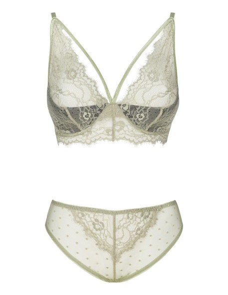 Zmysłowy komplet Pine Khaki, Livia Corsetti