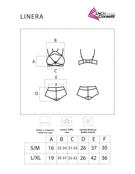 Set linera for the senses collection, Livia Corsetti