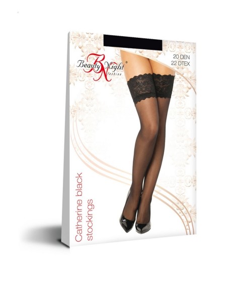 Stockings self-supporting black Catherine...