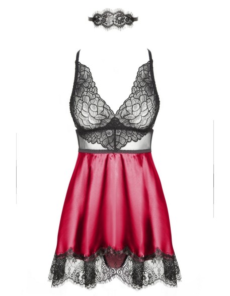 Seksowna koszulka z maską fioletowa Eve Beauty...