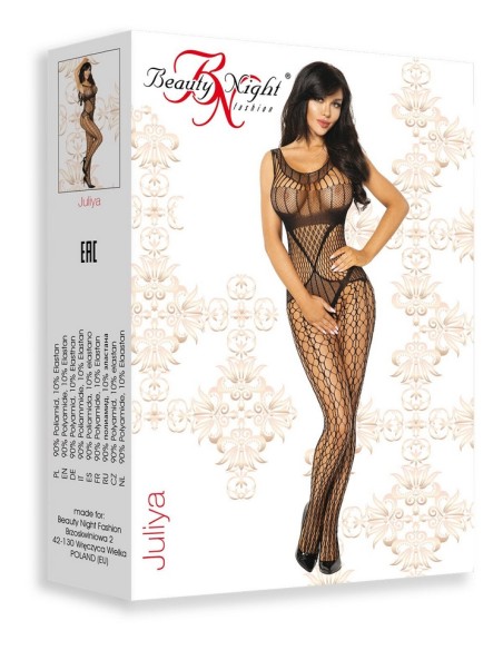 Bodystocking black Juliya Beauty Night Fashion