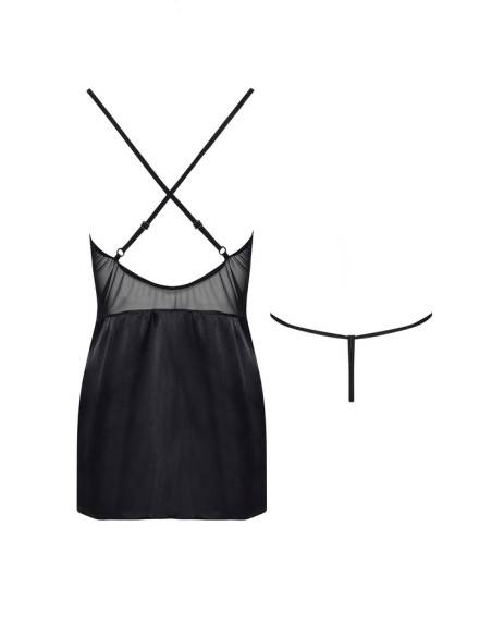 Koszulka nocna czarna Marinela Beauty Night Fashion