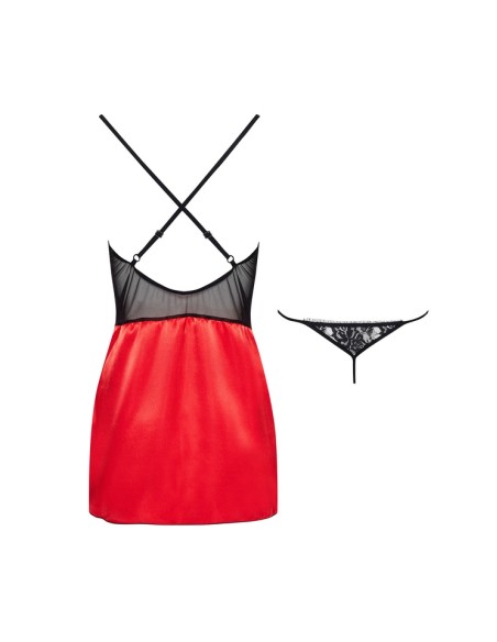 Czerwona koszulka nocna Marinela Beauty Night Fashion