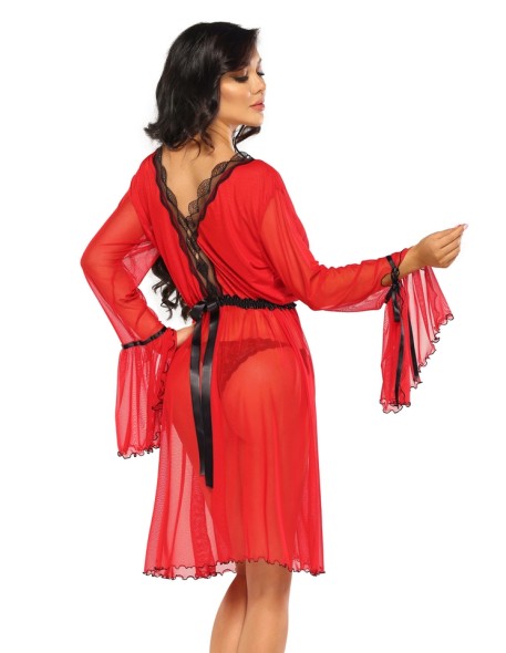 Red bathrobe ladies' Valentina Beauty Night...
