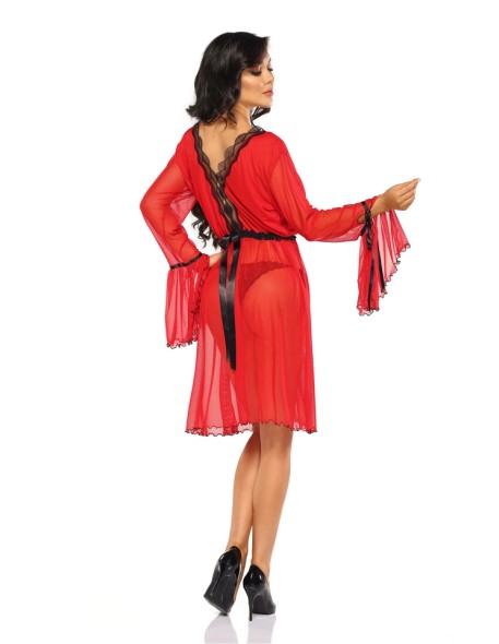 Red bathrobe ladies' Valentina Beauty Night...