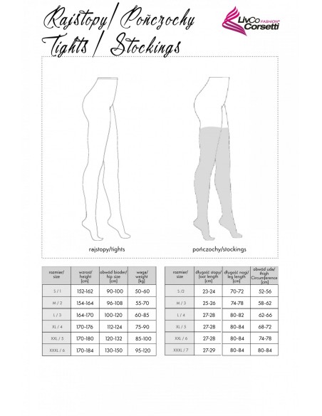 Tights dinahia 20 den black Livia Corsetti