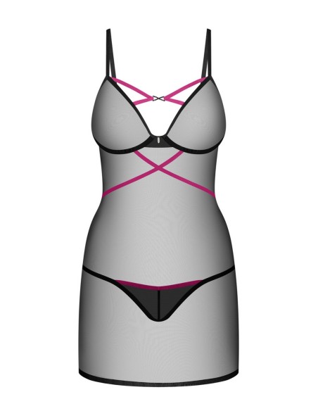 Koszulka nocna seksowna i stringi Novenes Obsessive 