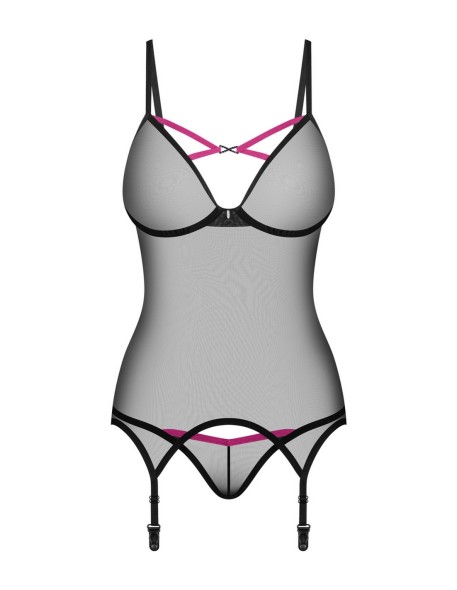 Seksowny gorset i stringi Novenes Obsessive 