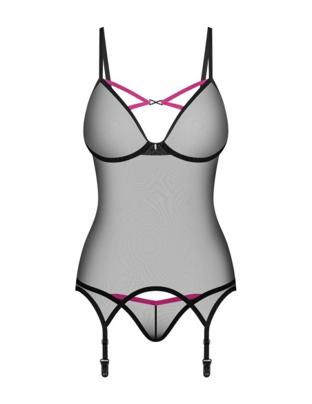 Seksowny corset and thongs Novenes Obsessive