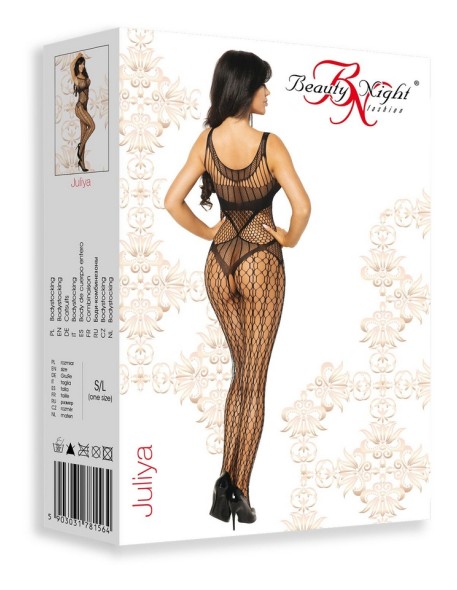Bodystocking black Juliya Beauty Night Fashion