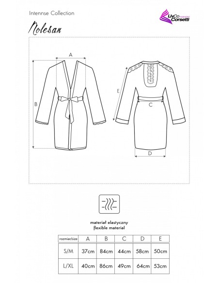 Bathrobe Nolesan Intennse Collection, Livia Corsetti