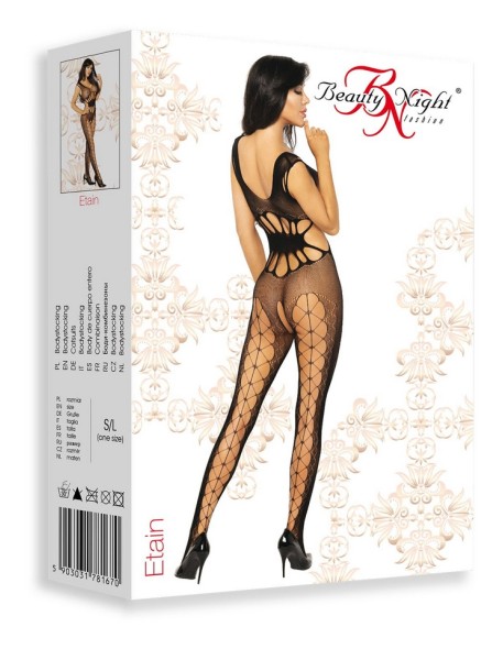 Czarne bodystocking Etain Beauty Night Fashion