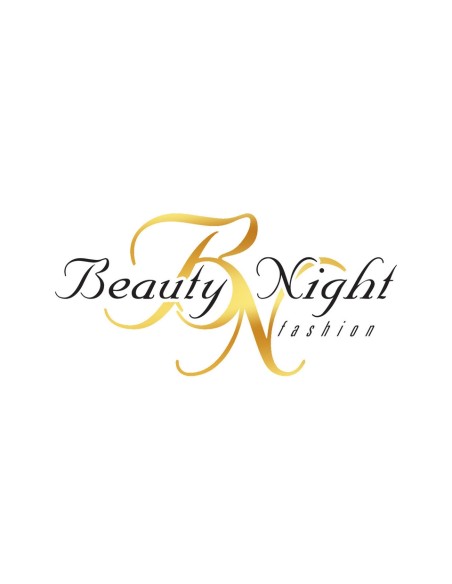 Satynowy szlafrok damski ecru Shannon Beauty Night Fashion