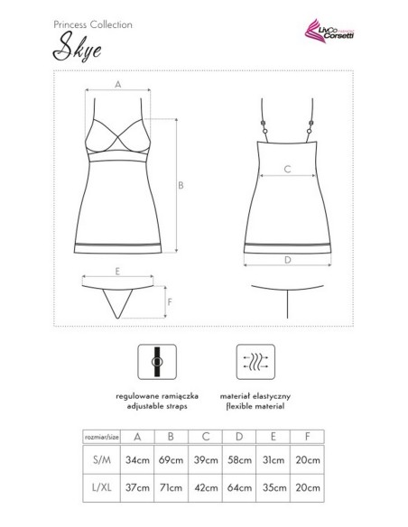Koszulka skye lc 90293 princess collection Livia Corsetti
