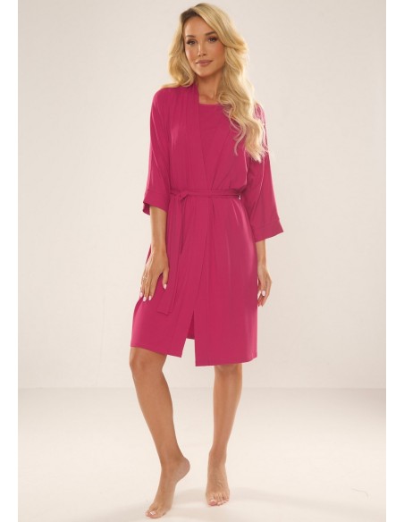 Visa szlafrok damski krótki, De Lafense 871