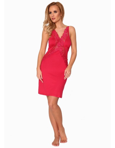 Agnes shirt night women's short szerokie strap,...