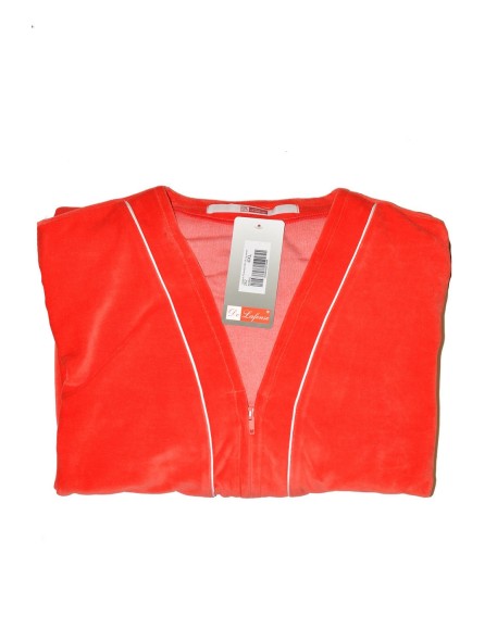 Welur bathrobe ladies' zipper 4xl-5xl, De...