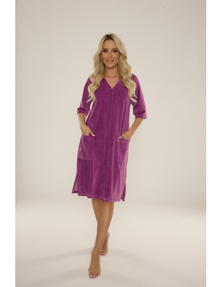 Podomka welur zipper m-4xl, De Lafense 431