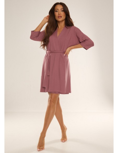 Visa szlafrok damski krótki, De Lafense 871